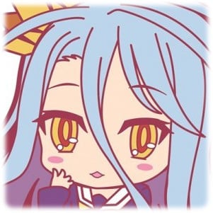 No Game, No Life Petanko Gummianhänger - Shiro