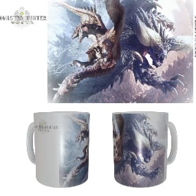 Rathalos und Nergigante - Monster Hunter Tasse - Sakami