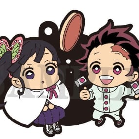 Tanjiro und Kanao - Demon Slayer Buddy Collection Vol. 3 Gummi-Anhänger