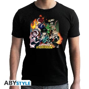 "Gruppe" - Men's T-Shirt - XL - My Hero Academia - AbyStyle