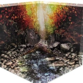 Gentle Stream - Autumn Version - Dioramansion 150 - Background for Nendoroids und Figmas