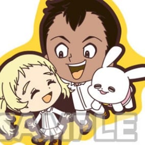 Ron, Conny und Little Bernie (Bunny) - The promised Neverland Gummianhänger Duo