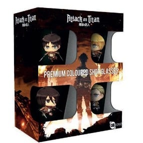 Attack on Titan Symbols - Premium Schnapsgläser 4er Set - GYE