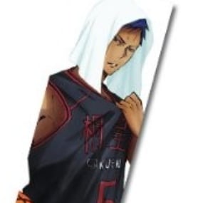 Aomine Daiki - Kuroko no Basket - Ichiban Kuji - Renshuu Shiai Shimasen ka - F Prize - Mikrofaser-Handtuch - Banpresto