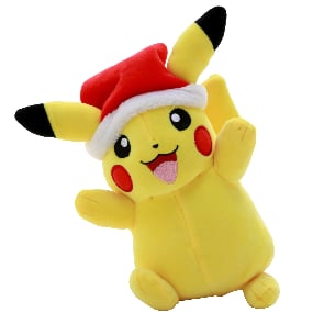 Pokémon - Pikachu Plüschfigur 20 cm - Christmas Edition
