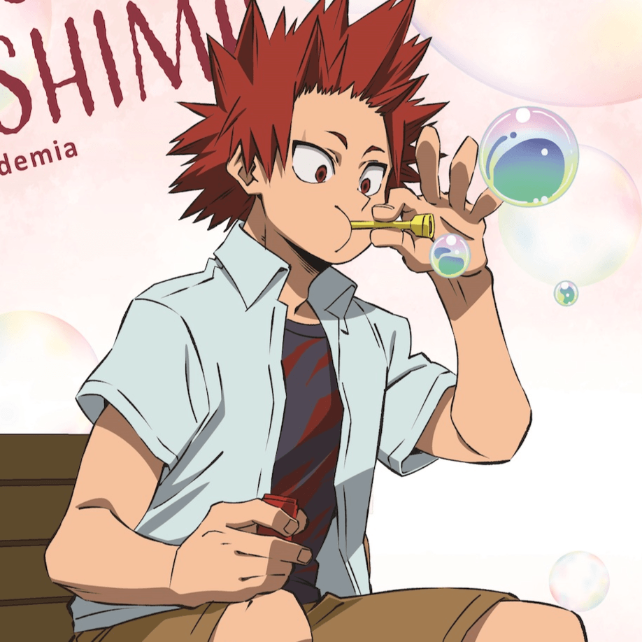 Eijiro Kirishima (Blow! Soap Bubble!) - My Hero Academia - Clear File / Aktenhülle - Movic