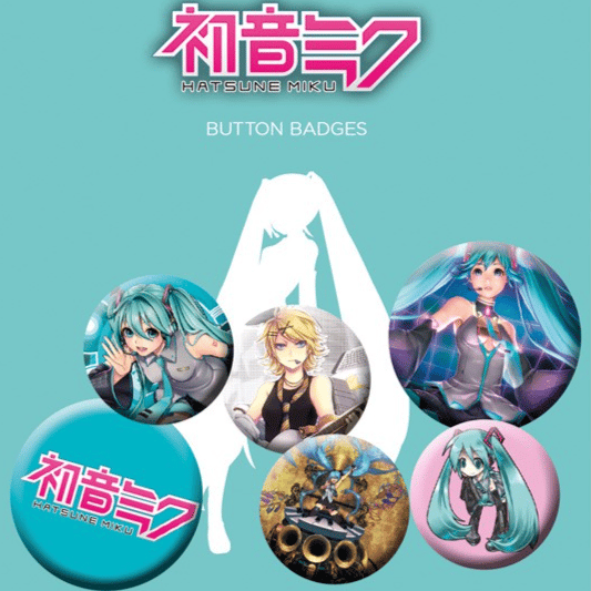 Hatsune Miku - Button-Set - "Mix" - GB Eye