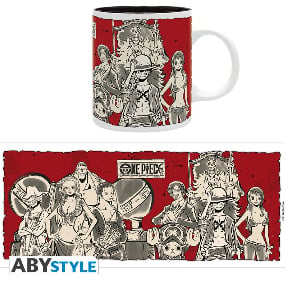 Ruffy's Crew im Japan Style - 320 ml Tasse - One Piece - AbyStyle