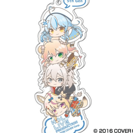 Hololive Hug Meets Tsumi Arrange 07 5th Gen - Acrylanhänger - Bandai