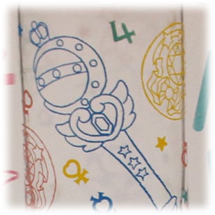 Sailor Moon - Ichiban Kuji - Glas Mondstab und Verwandlungsbrosche