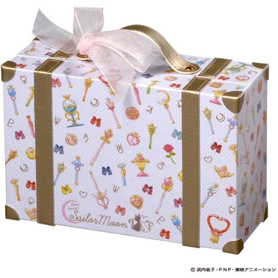 Sailor Moon - Verwandlungsstäbe und Broschen - Schmuckkoffer - Schminkkoffer - Bandai
