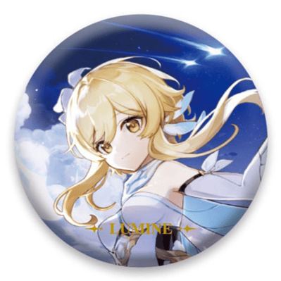 Traveler (Lumine) - Button - Genshin Impact - miHoYo