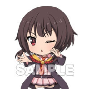 Megumin (Schuluniform) - KonoSuba Crimson Legend Gummi-Schlüsselanhänger