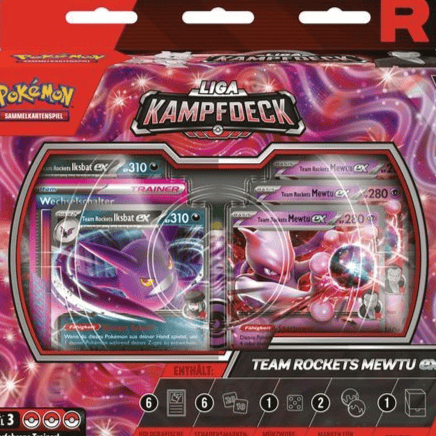 Tcg Rockets Store Pokémon TCG - Team Rockets Mewtu ex - Liga-Kampfdeck GER | Figuya