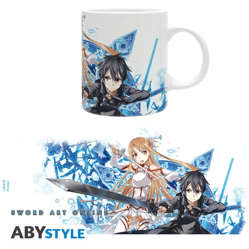 Sword Art Online - 320 ml Tasse - "Asuna & Kirito Swords" - AbyStyle