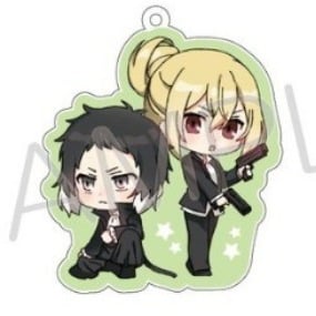 Ichiyou Higuchi und Ryuunosuke Akutagawa - Bungou Stray Dogs - Clear Candy - Acryl-Schlüsselanhänger