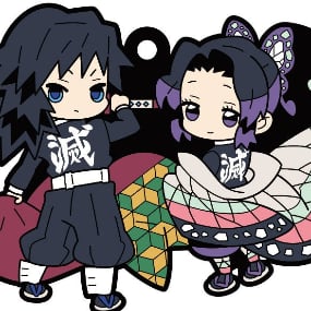 Shinobu Kocho & Tomioka Giyuu - Kimetsu no Yaiba - Buddy Collection Vol. 2 Gummi-Anhänger