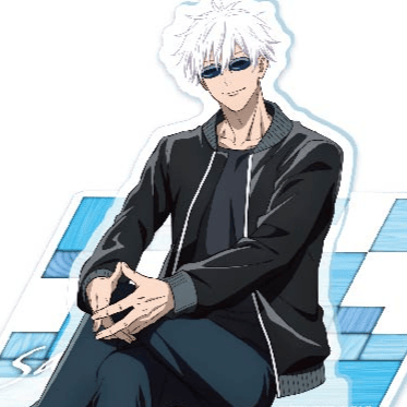Satoru Gojo - Jujutsu Kaisen 0: The Movie - Acrylaufsteller (Sitting) - Ensky
