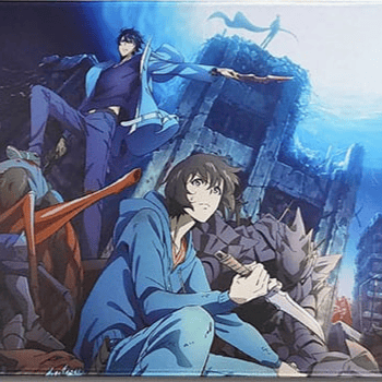 Sung Jinwoo - Solo Leveling - Oversized Mousepad (Key Visual #2) - GEE