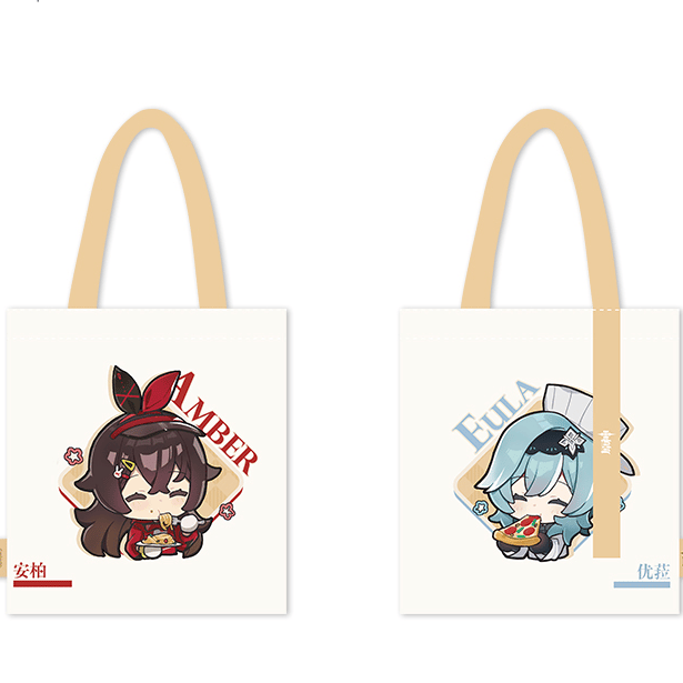 Amber / Eula - Genshin Impact - Windrise Journey - Stoffbeutel / tote bag - miHoYo