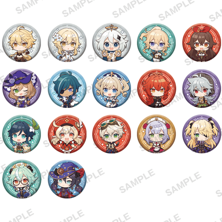 Zufällige Auswahl - Genshin Impact - Buttons (Capsule Can Badge) - Bushiroad Creative