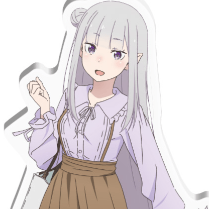 Emilia - Re:Zero: Starting Life in another World - Acrylaufsteller '(Kyoto Travel Version) - Kadokawa