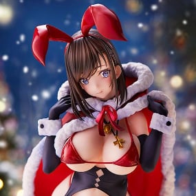 Christmas Bunny – Original Character by Matarou | Pink Cat Figurine