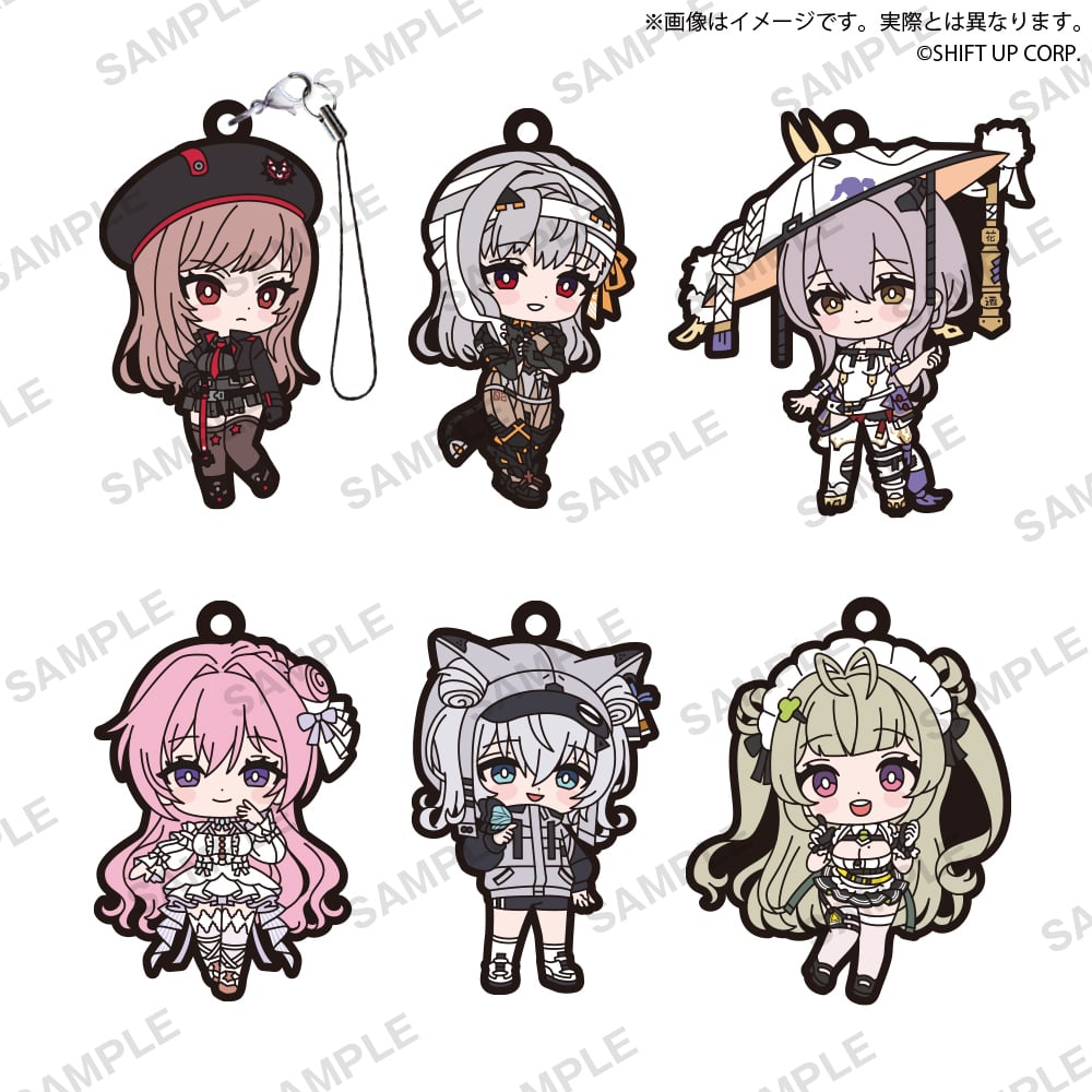Zufällige Auswahl - Goddess of Victory: Nikke - Gummianhänger (Capsule Rubber Strap) - Bushiroad Creative