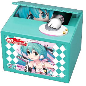 Hatsune Miku - GT Project - Racing Miku 2019 Version - Spardose türkis