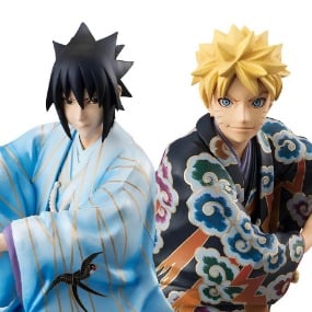 Naruto Uzumaki und Sasuke Uchiha - Kabuki Edition Doppelset - Megahouse G.E.M.