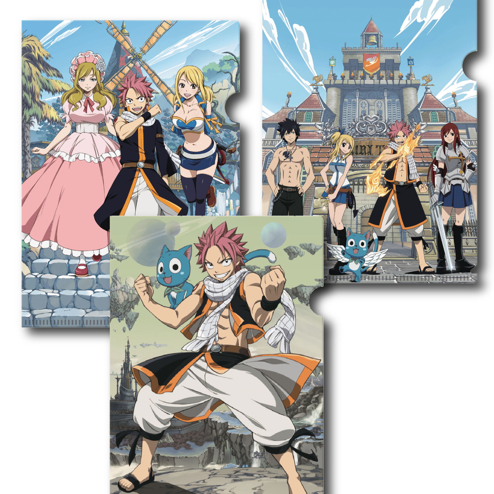Fairy Tail - Set 1 - Clearfile 3er-Set