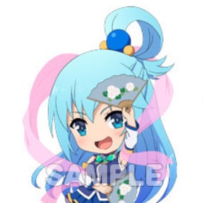 Aqua - KonoSuba Crimson Legend Gummi-Schlüsselanhänger