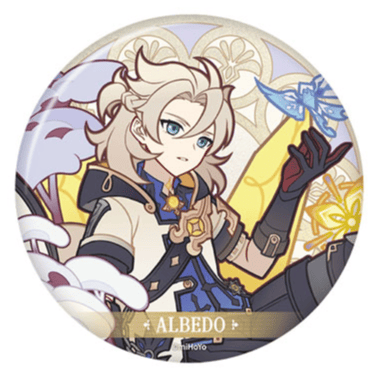 Albedo - Genshin Impact - Button (Windblume's Breath Series) - miHoYo