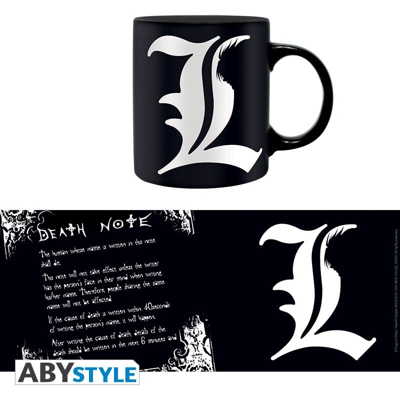 L & Death Note Regeln (Englisch) 320 ml Tasse - Death Note - AbyStyle