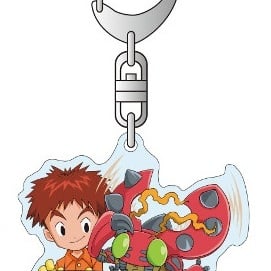 Izumi (Izzy) Koushiro und Tentomon - Digimon Acryl Schlüsselanhänger - 15th Anniversary