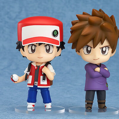 Nendoroid 612 Pokémon Trainer Red & Green