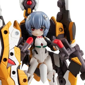 Rei Ayanami und Evangelion No. 0 (Kai) - Evangelion Desktop Army - Megahouse