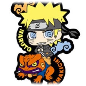 Naruto to Konoha no Nakama-tachi dattebayo! Rubber Strap - Naruto und Gamakichi