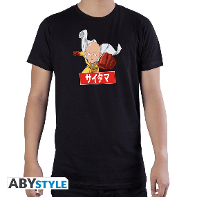 "Saitama" Men's T-Shirt - S - One Punch Man - AbyStyle