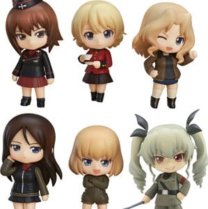 Andere Schulen 6er-Pack - Girls und Panzer Nendoroid Petite