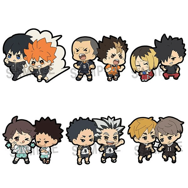 Haikyu!! - Gummi-Anhänger - Buddy Collection - Megahouse