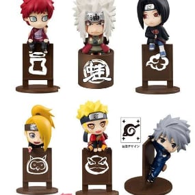 Naruto Shippuden (Let's Enjoy Tea Together) - Ochatomo Series Trading Figure - Set (8 Figuren)
