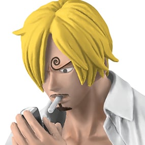 Sanji - blaue Version - One Piece The Naked ~2017 One Piece Body Calendar~ Vol.2