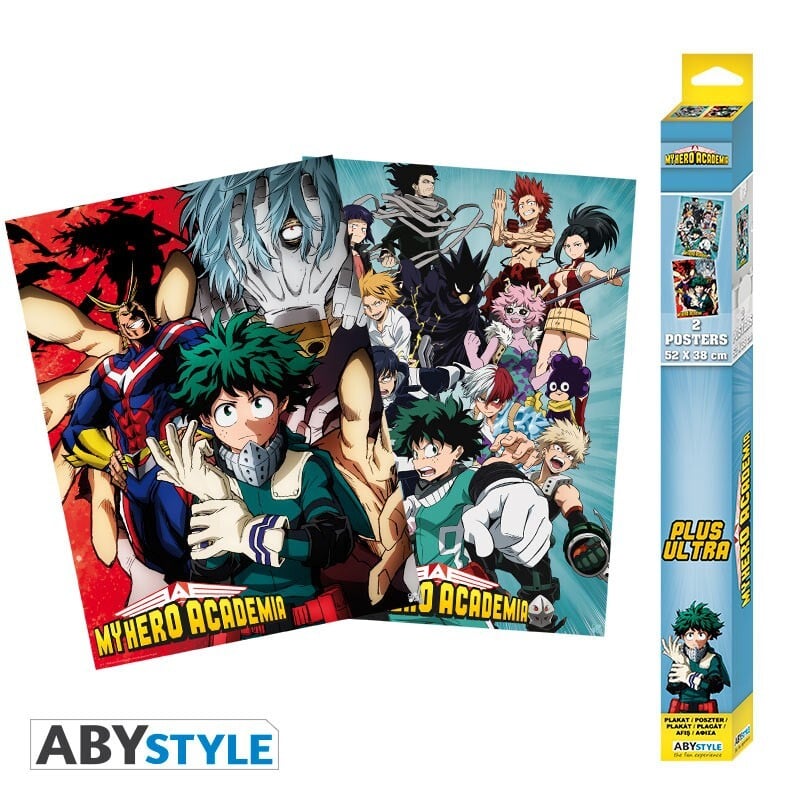 MY HERO ACADEMIA - Set 2 Chibi Posters - Artworks (52x38) - AbyStyle