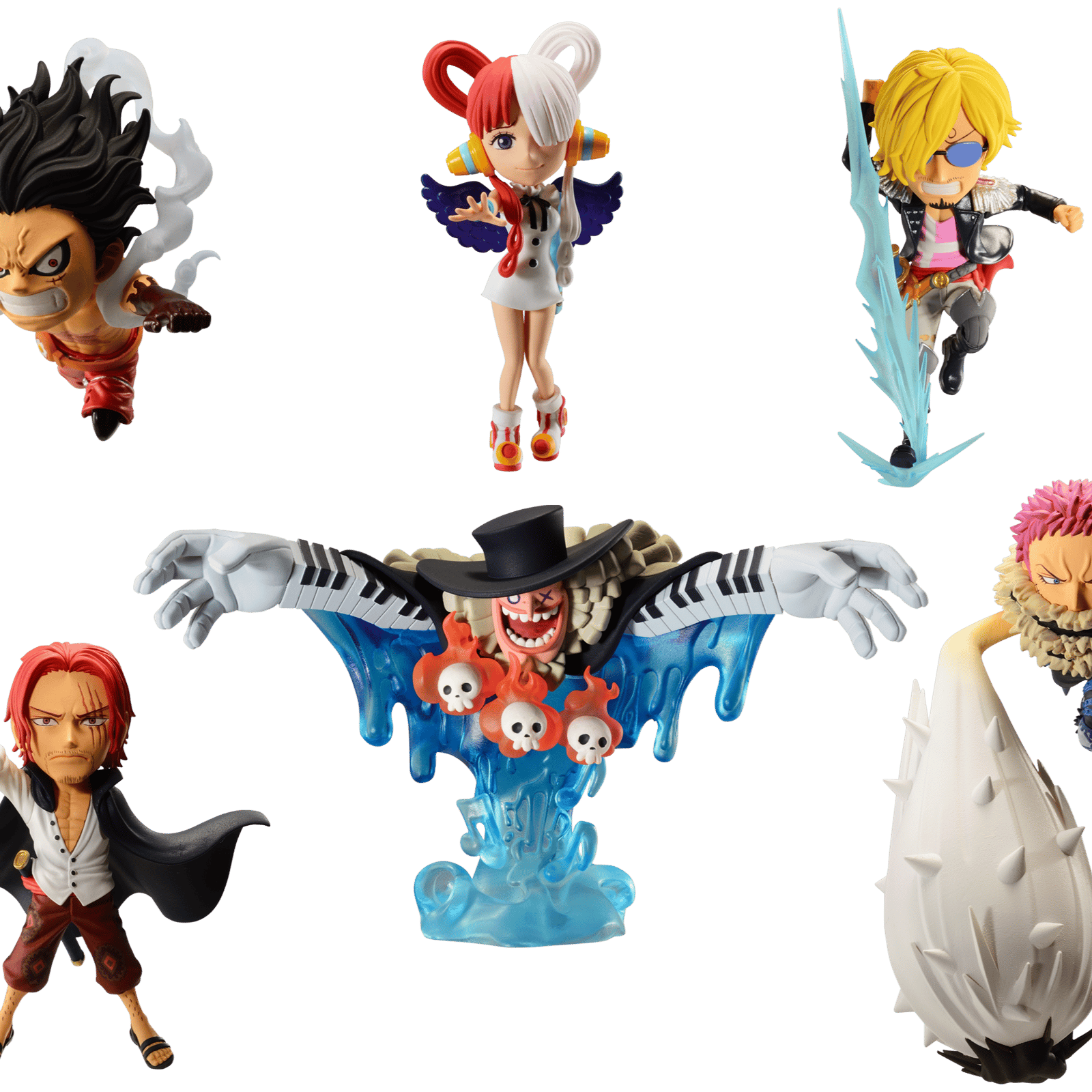 One Piece: Film Red - WCF Premium Vol. 2 Mini Figuren Set - Banpresto