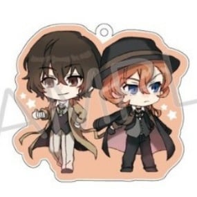 Osamu Dazai und Chuya Nakahara - Bungou Stray Dogs - Clear Candy - Acryl-Schlüsselanhänger