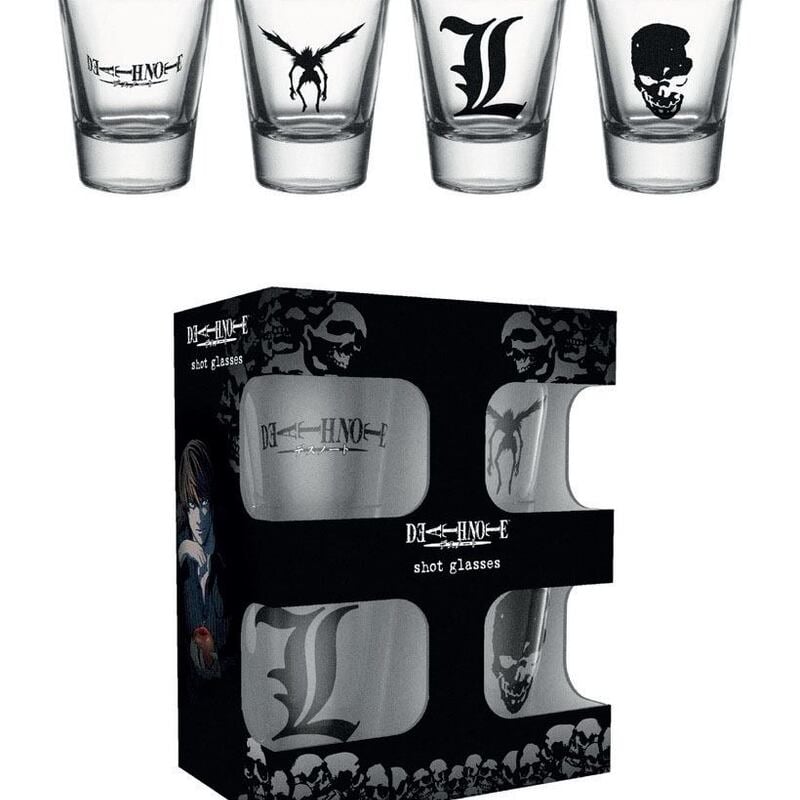 Death Note Schnapsgläser 4er-Pack Mix - GB Eye