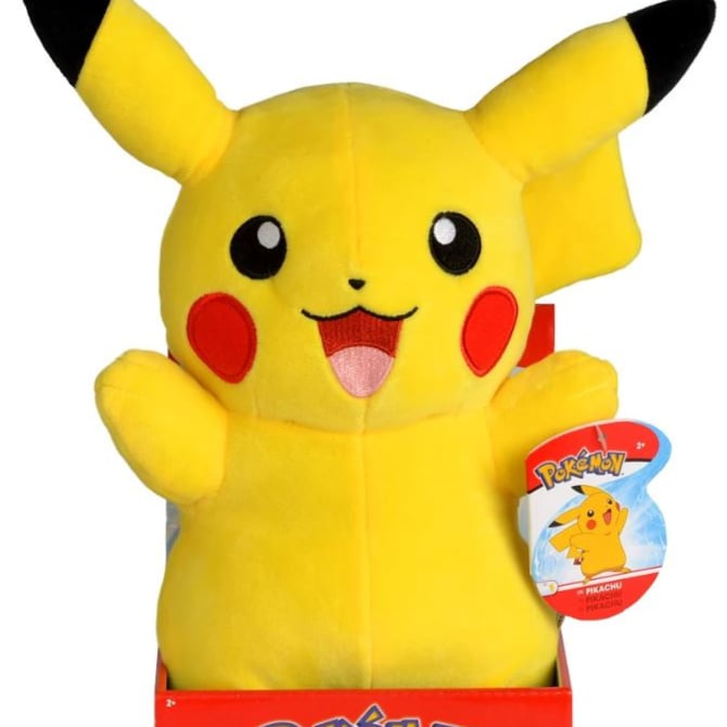 Pikachu - Big Size Pokemon Plüschfigur (30 cm)