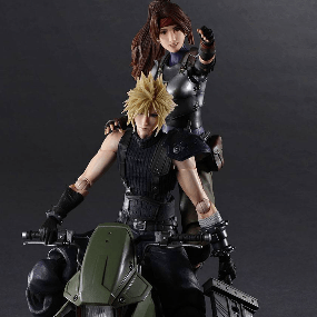 Cloud, Jessie & Bike - Final Fantasy VII Remake Play Arts Kai - Square Enix