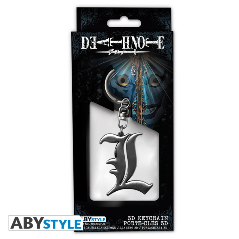 "L Symbol" - Death Note - 3D Schlüsselanhänger - AbyStyle